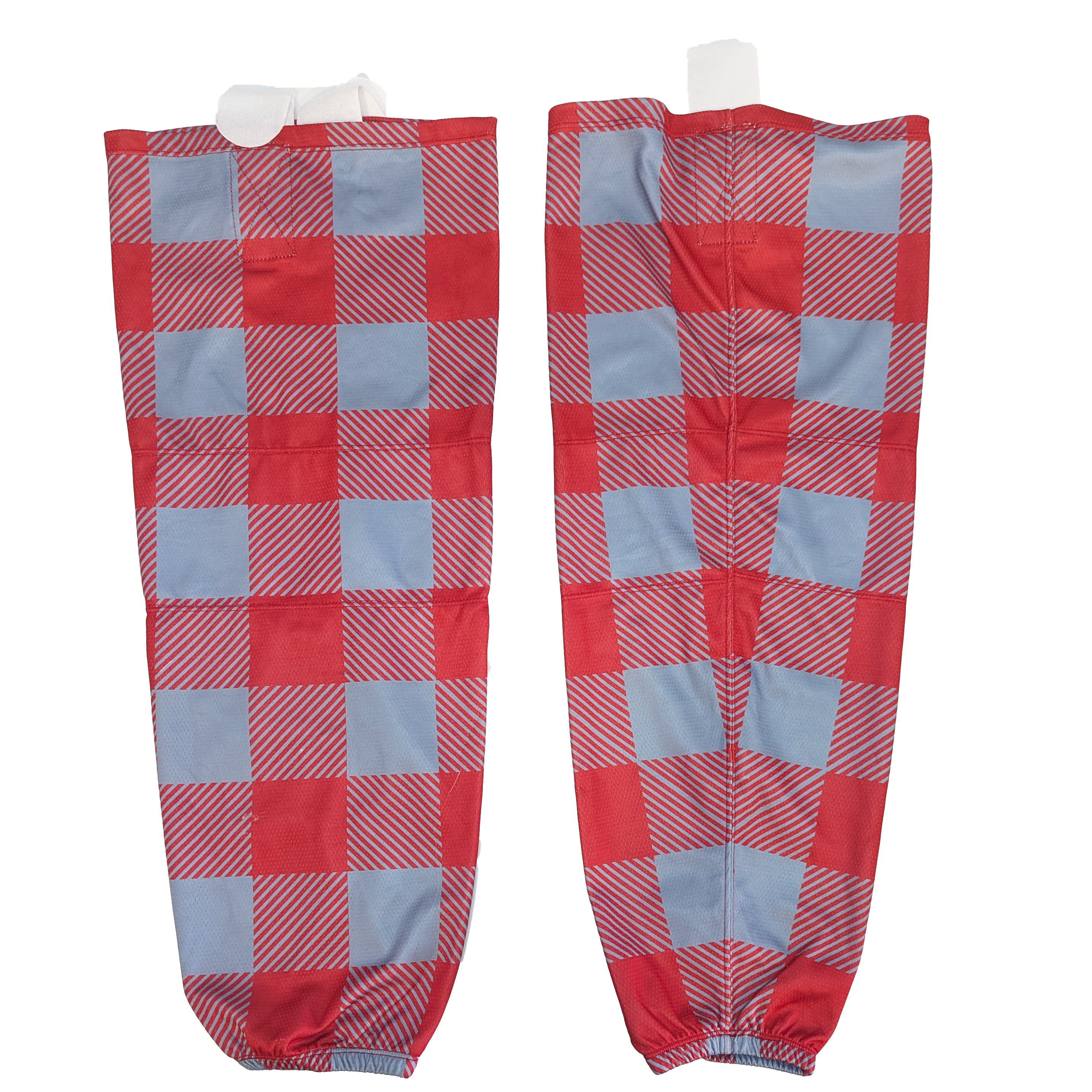 USHL - Chaussettes de hockey usagées (rouge/gris)